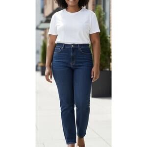 NWT Abercrombie & Fitch Plus Size 35 20r The 90s Straight Ultra High Rise Jeans